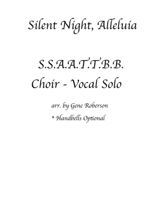 Silent Night -Alleluia for Advanced Choir with solo