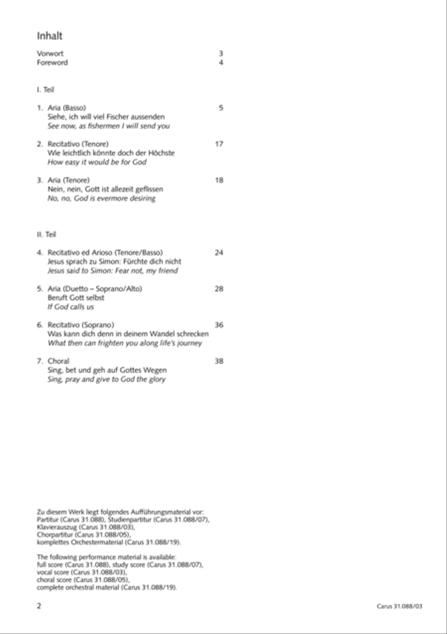 See now, as fishermen I will send you (Siehe, ich will viel Fischer aussenden) 4-Part scores gallery preview page 3