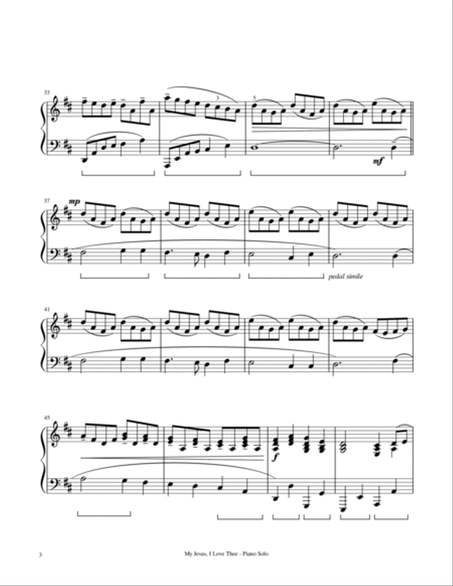 Piano Solos for Lent and Easter - Seven Hymns Arranged for Worship Piano Solo scores gallery preview page 6