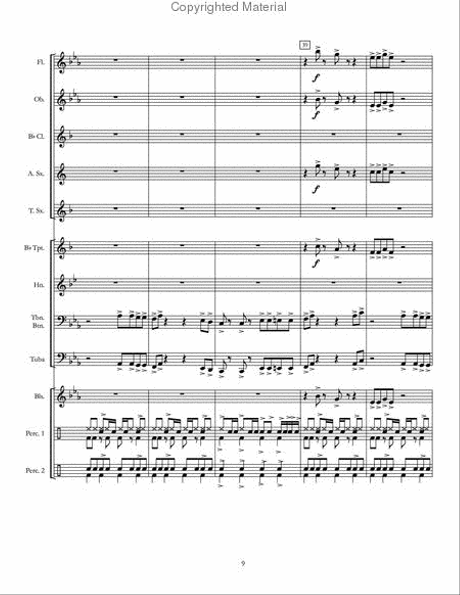 Short Pierre Short Pierre Concert Band scores gallery preview page 10