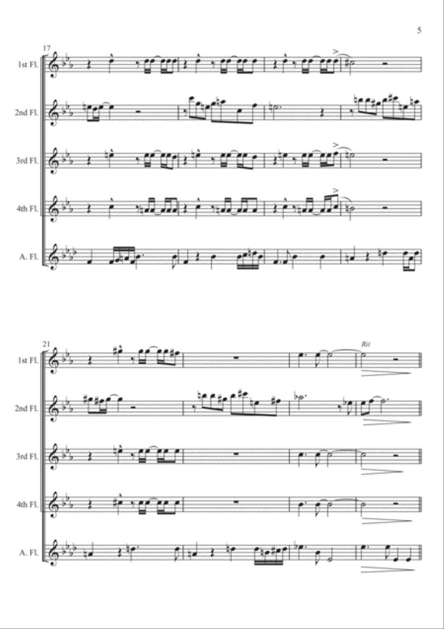 We've Only Just Begun We've Only Just Begun Woodwind Ensemble scores gallery preview page 5