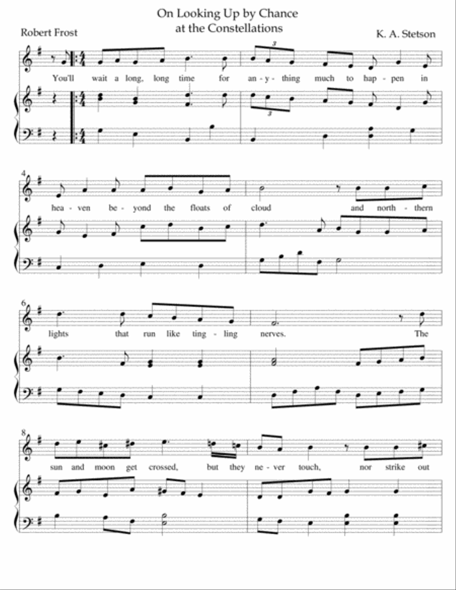 Songs by K. A. Stetson Voice Solo scores gallery preview page 4