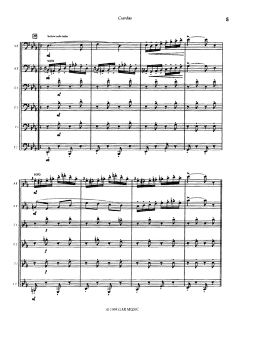 Csardas EETT scores gallery preview page 6