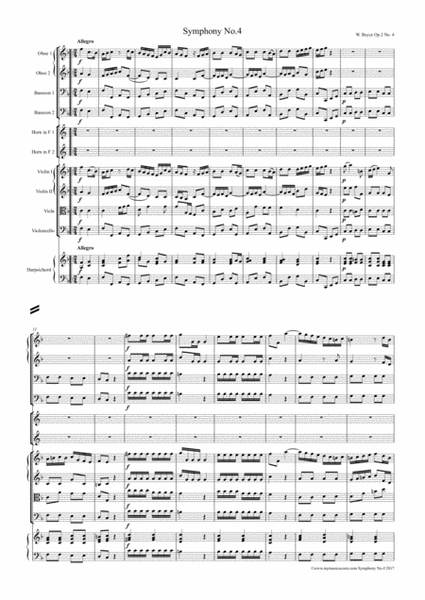 Boyce Symphony No. 4 image number null