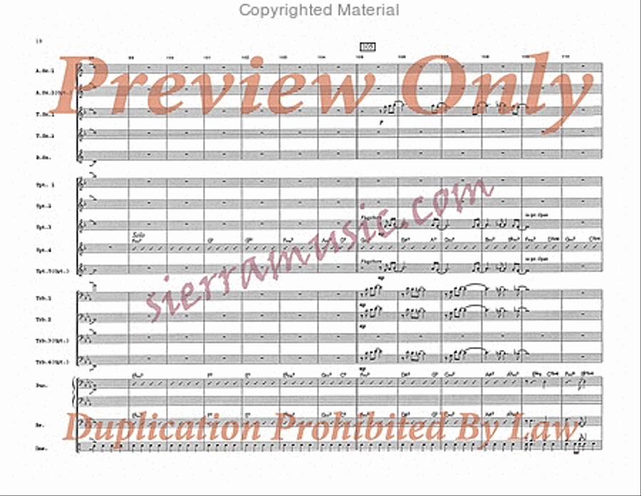 On Green Dolphin Street On Green Dolphin Street Big Band scores gallery preview page 11