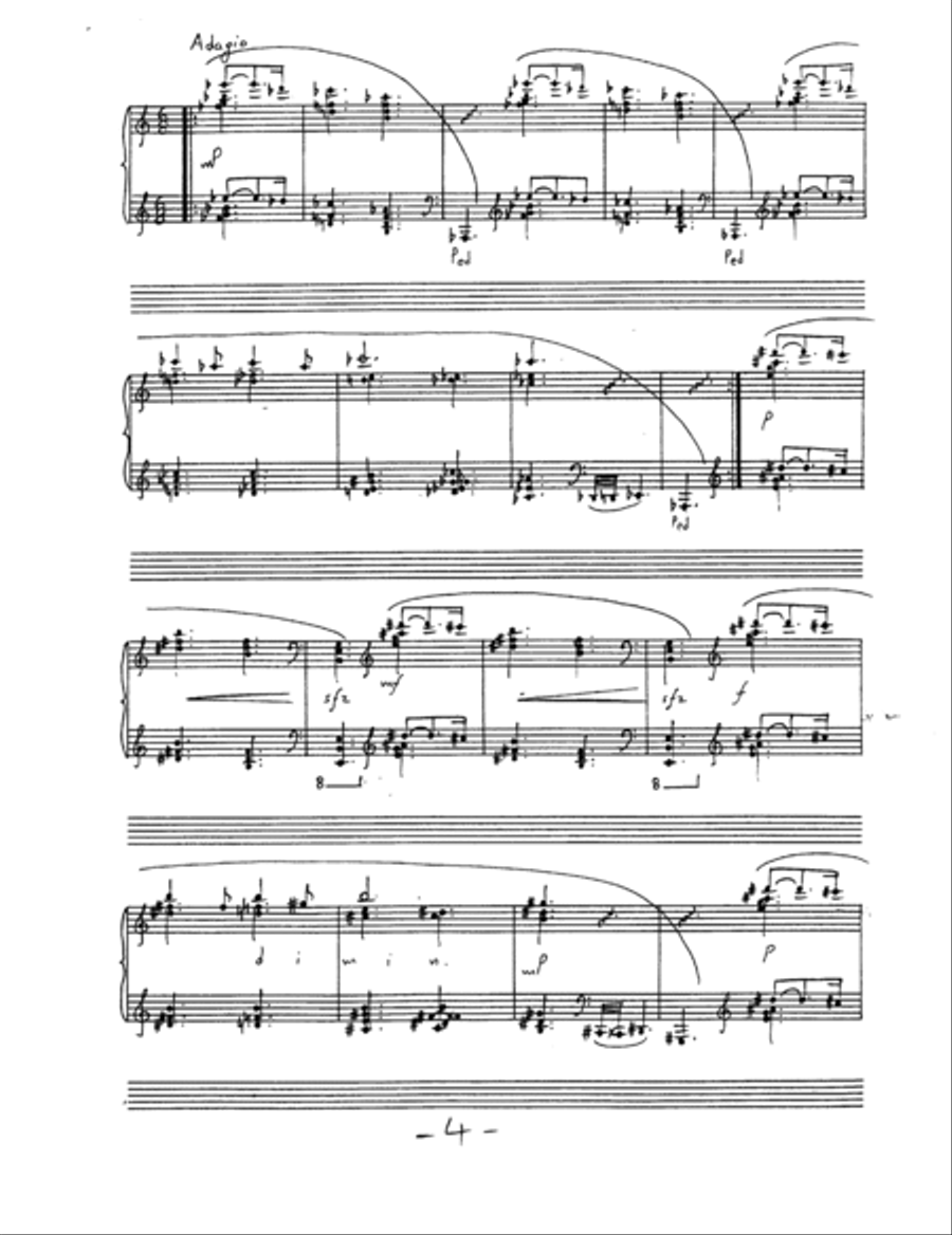 Lethal Tango Piano Solo scores gallery preview page 4