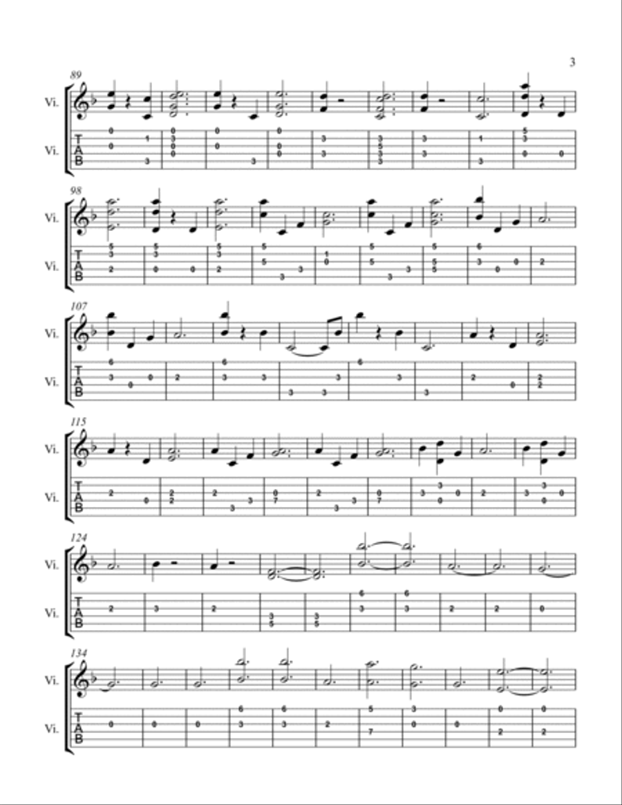 I Surrender Easy Guitar scores gallery preview page 3