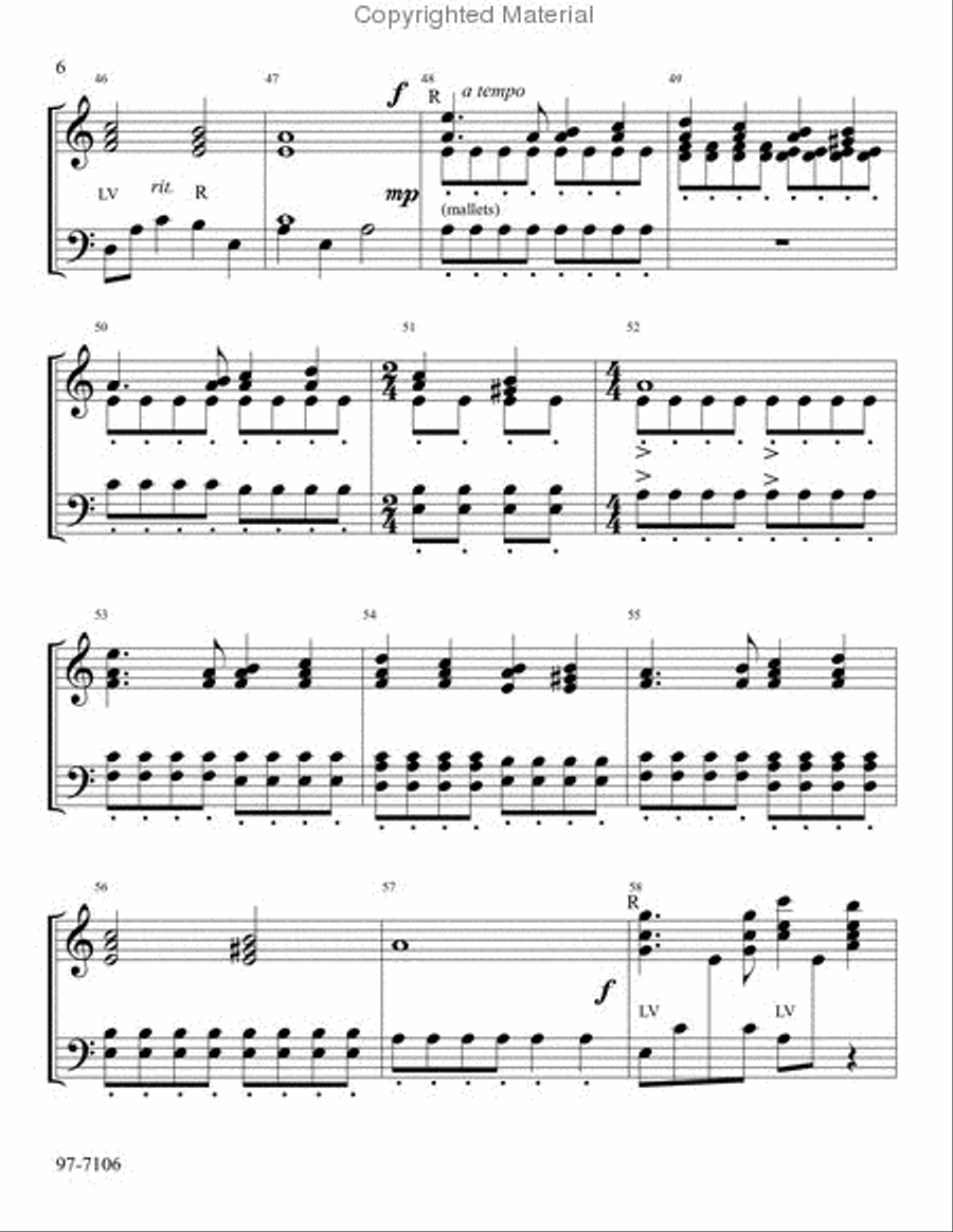 Let Us Ever Walk with Jesus Handbell Choir scores gallery preview page 4