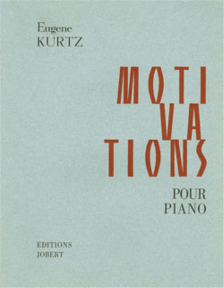 Motivations (livres 1 et 2) Piano Solo scores gallery preview page 1