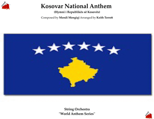 Book cover for Kosovar National Anthem for String Orchestra (MFAO World National Anthem Series)