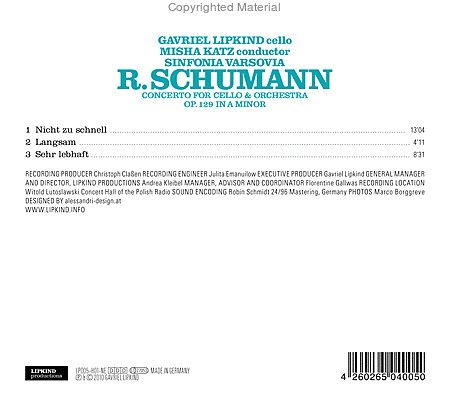 Volume 1: Cello Heroics Schumann
