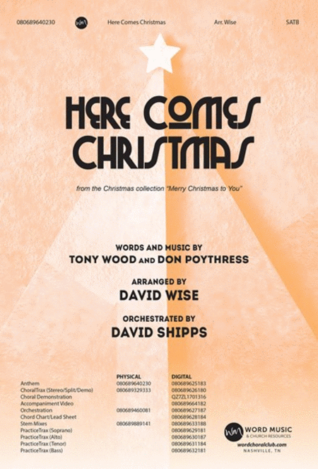 Here Comes Christmas - CD Choral Trax