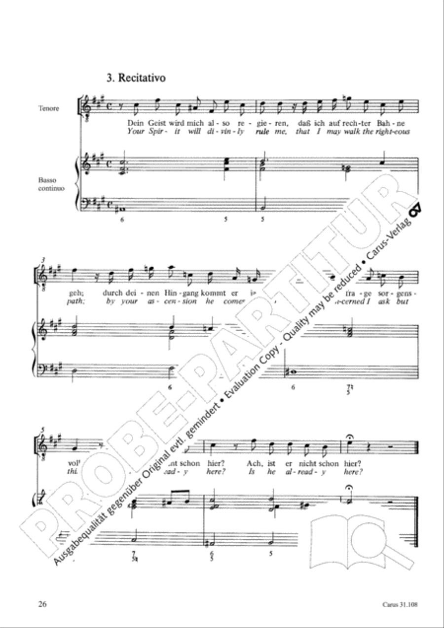 Now it is good, that I am leaving (Es ist euch gut, dass ich hingehe) ATB scores gallery preview page 27