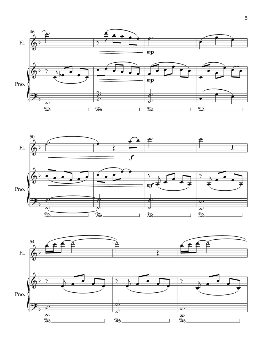 Cavatina Cavatina Flute scores gallery preview page 5