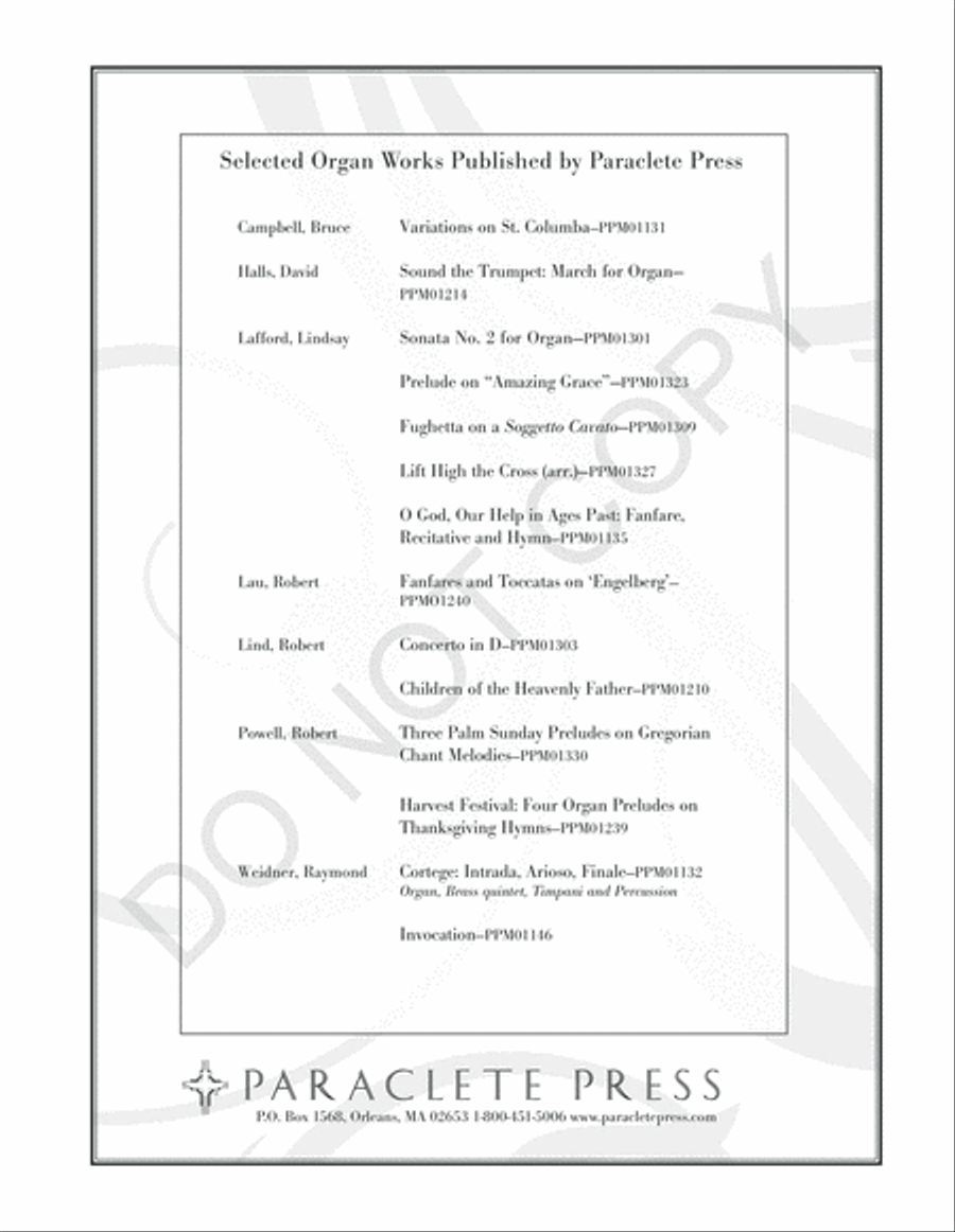 Fughetta on a Soggetto Cavato Voice scores gallery preview page 10