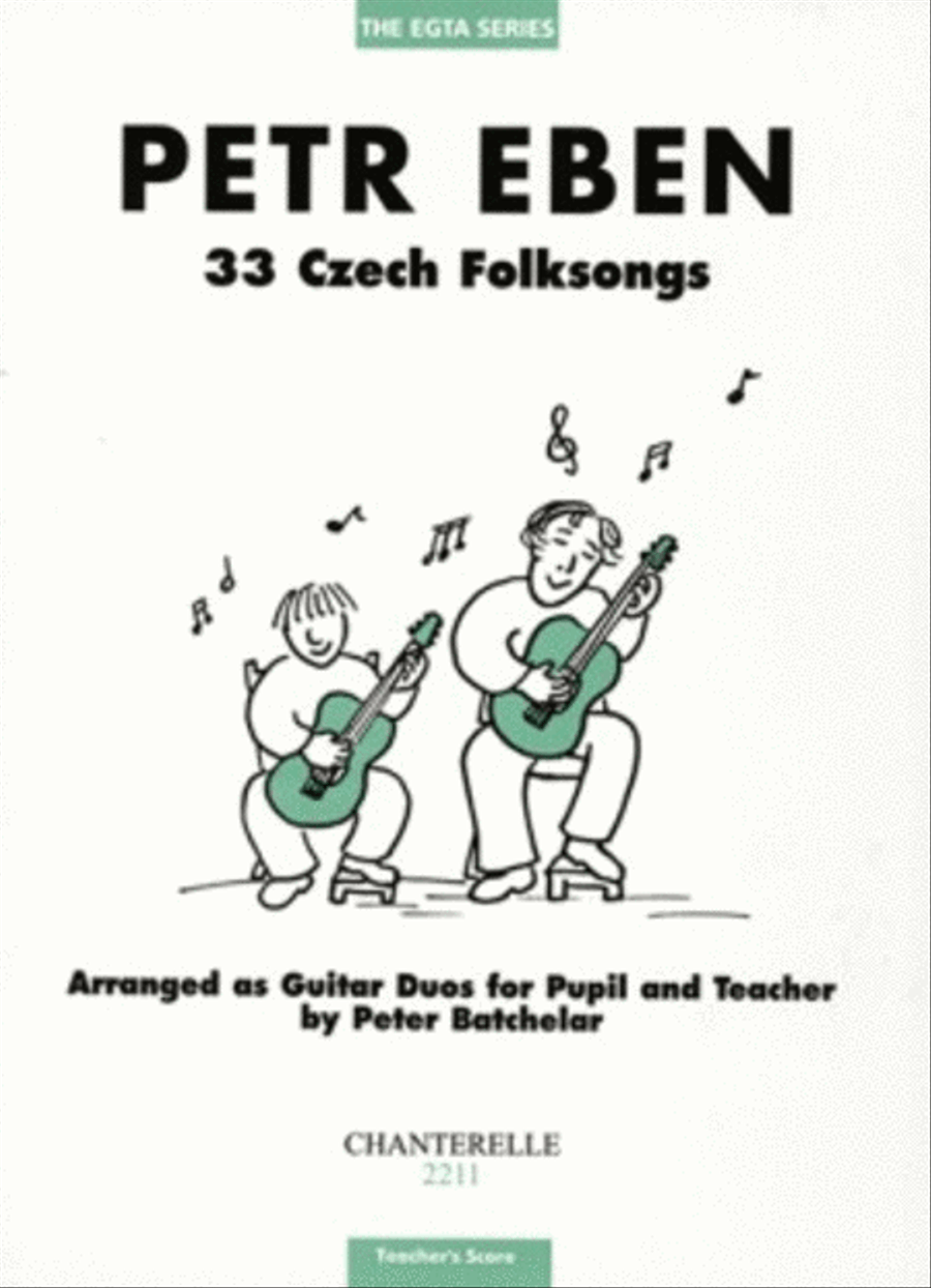 33 Czech Folksongs Guitar scores gallery preview page 1