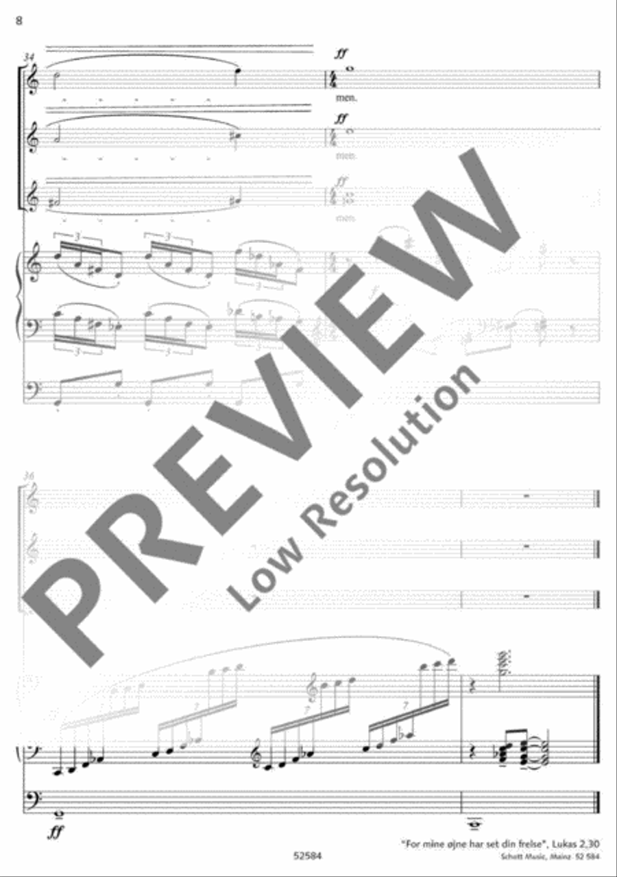 Nunc dimittis Nunc dimittis SSA scores gallery preview page 9