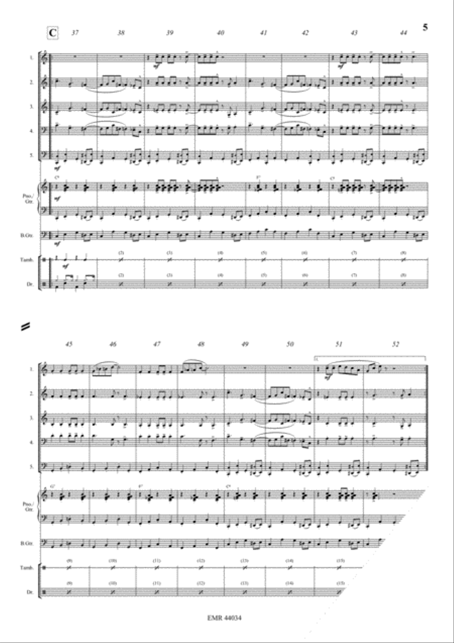 Rockin' All Night Brass Band scores gallery preview page 5