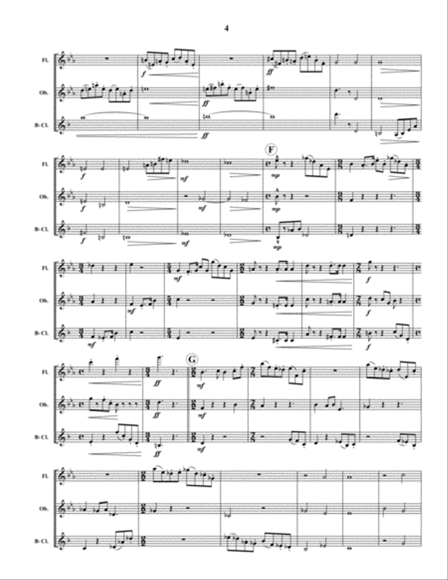 Trio Movement Trio Movement Woodwind Trio scores gallery preview page 5