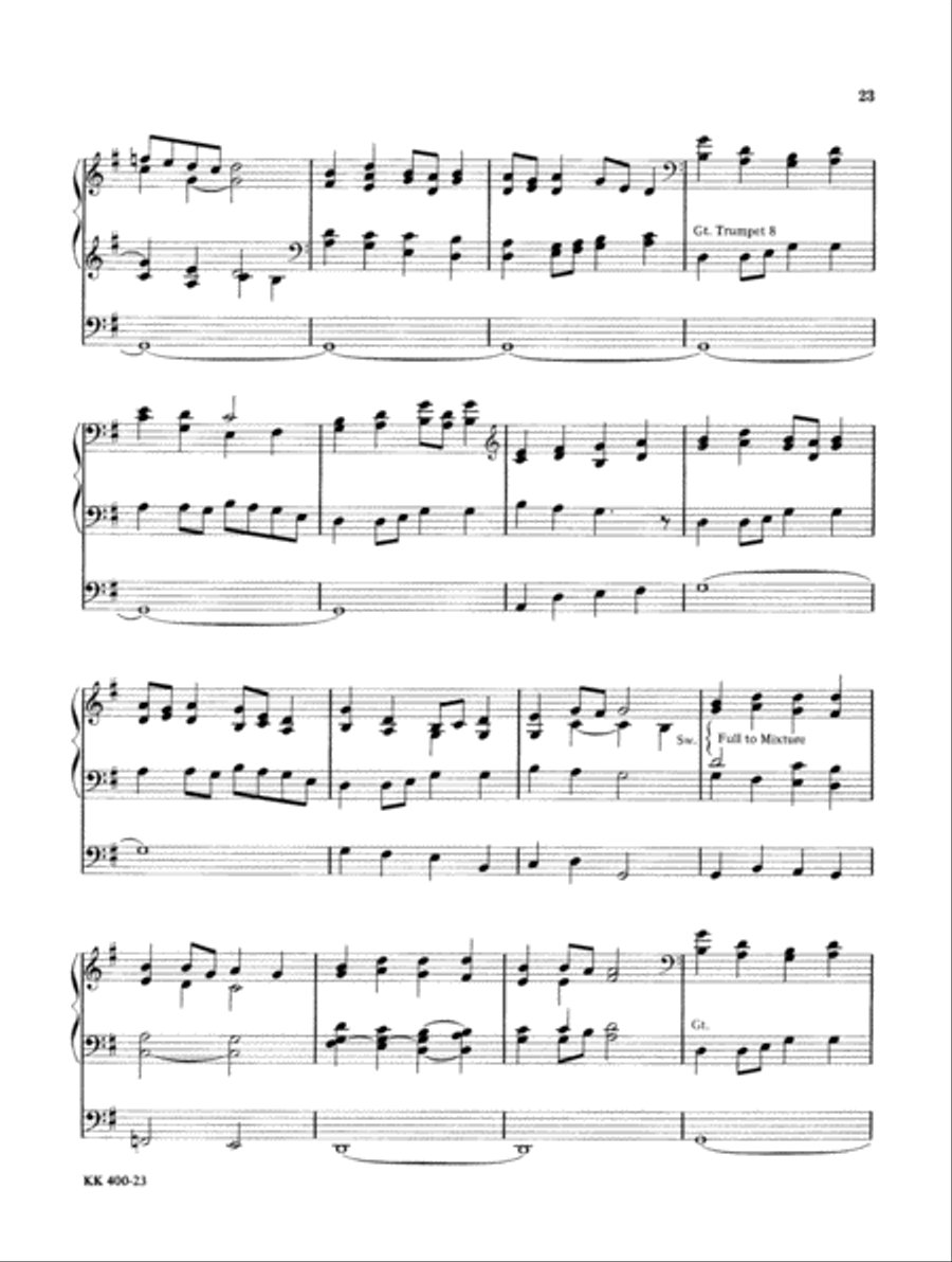 Wood Works for Organ, Book 2 Organ Solo scores gallery preview page 17