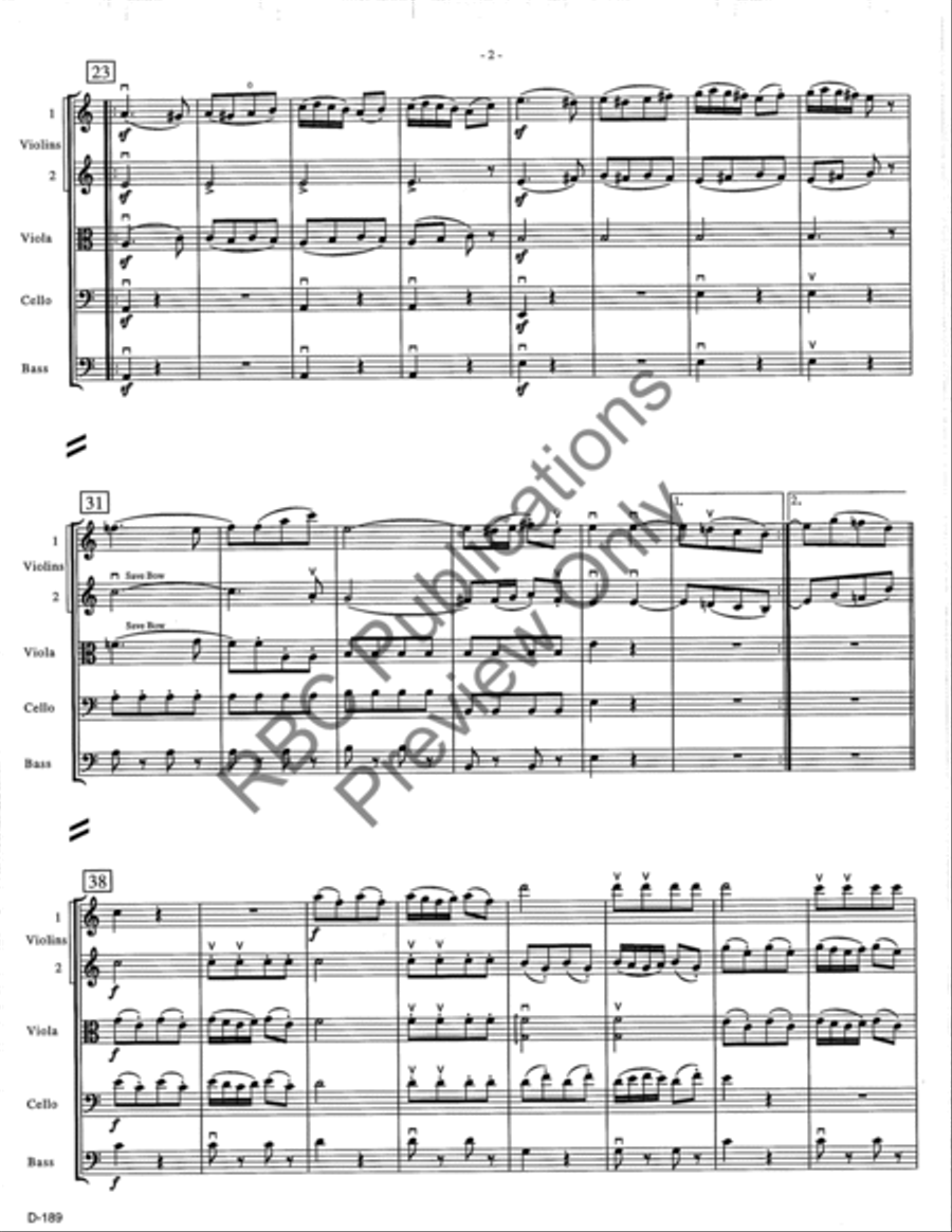 Rondo Quartet #72 (Score) String Orchestra scores gallery preview page 5