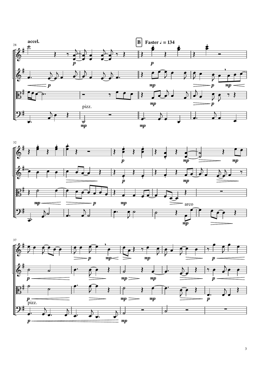 American Pie String Quartet scores gallery preview page 5