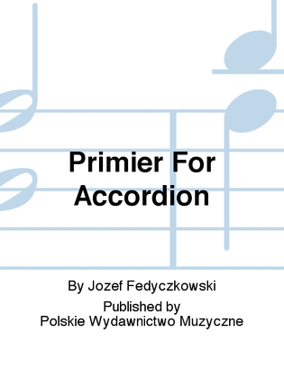 Book cover for Primer For Accordion Book 2