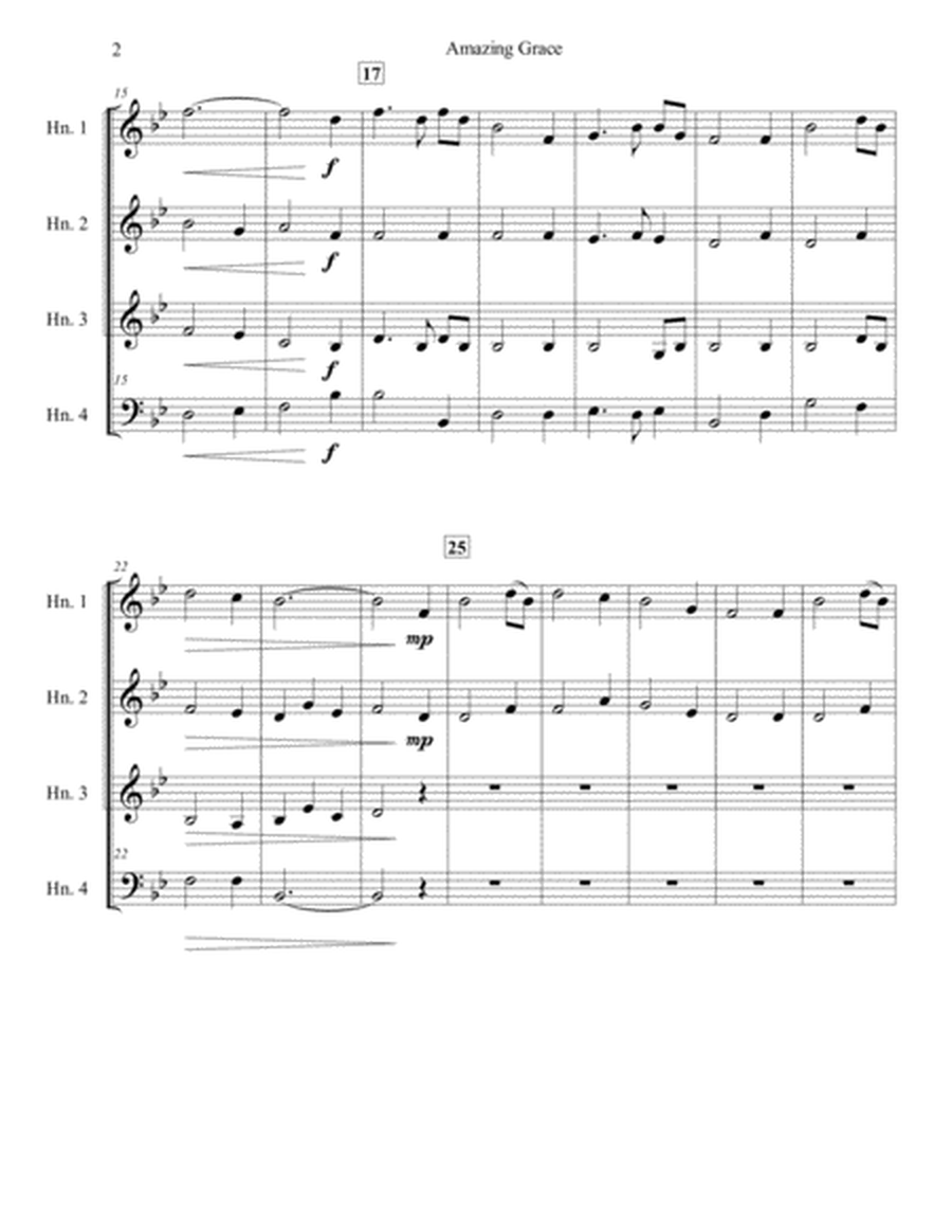 Amazing Grace (Horn Quartet) image number null