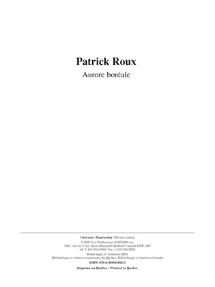 Book cover for Scènes panoramiques - Aurore boréale