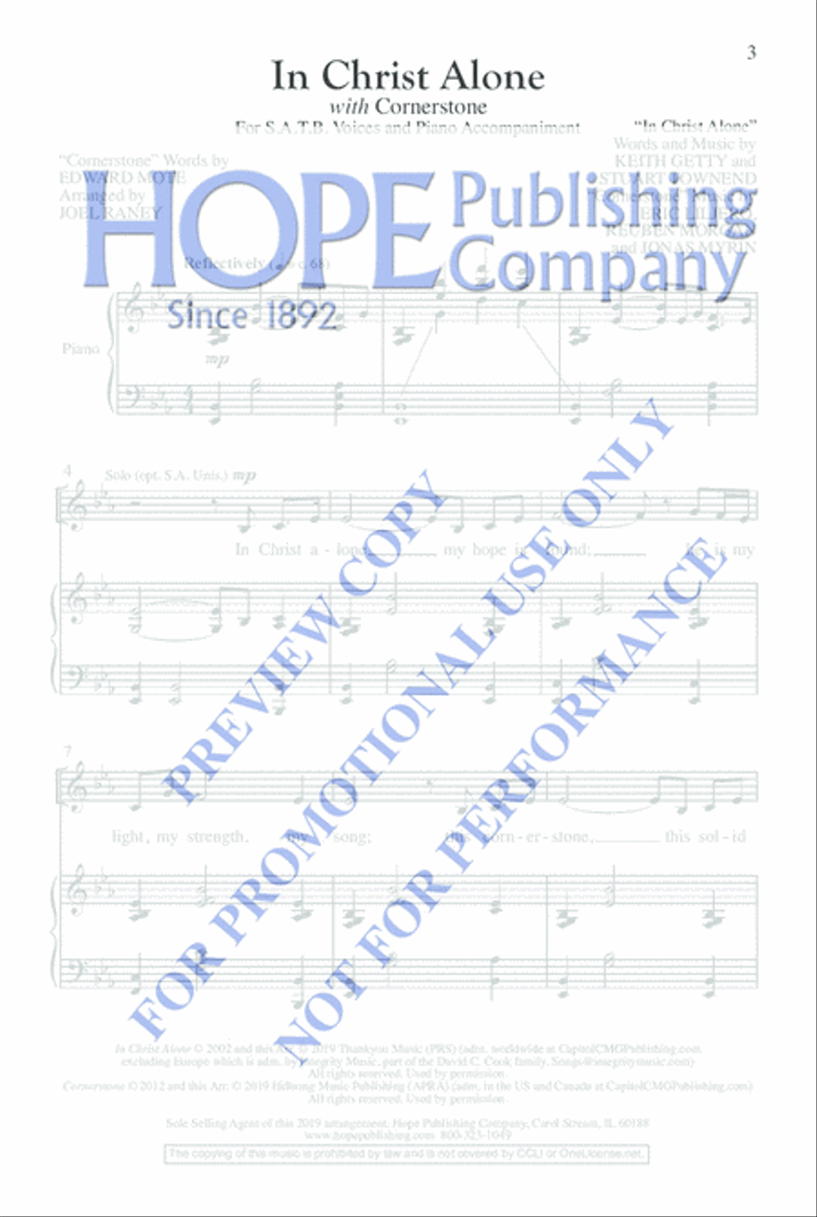 In Christ Alone with Cornerstone Choir scores gallery preview page 2