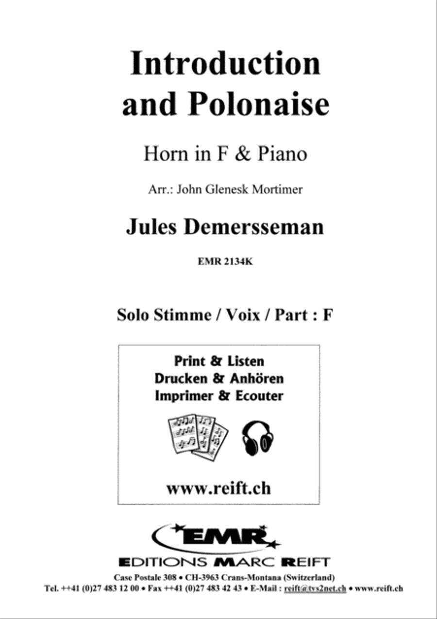Introduction & Polonaise Horn scores gallery preview page 2