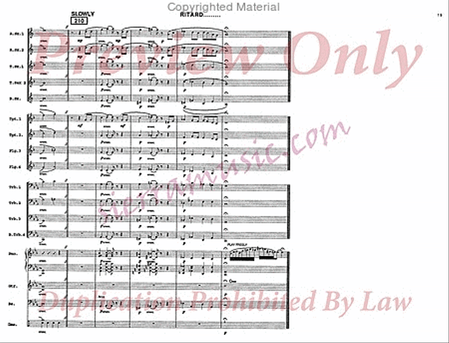 Work Song Jazz Ensemble scores gallery preview page 20