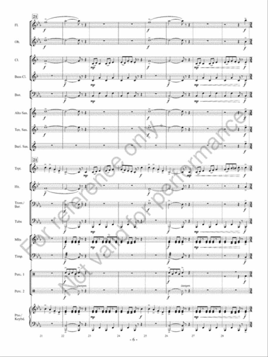 Time For Trumpets Time For Trumpets Concert Band scores gallery preview page 7
