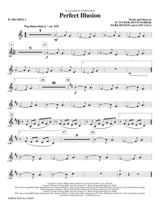 Perfect Illusion - Bb Trumpet 2