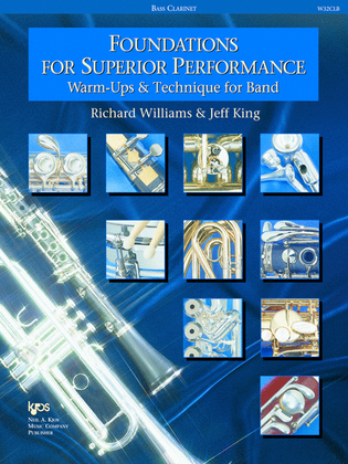 Book cover for Foundations For Superior Performance, Bass Clarinet