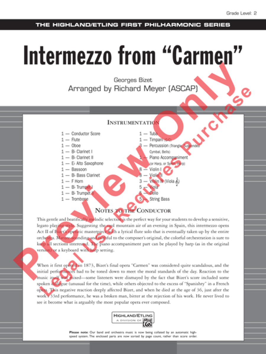 Intermezzo from Carmen