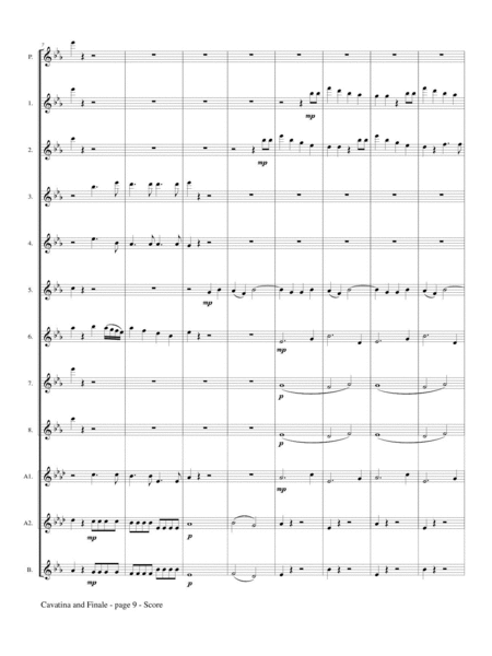 The Marriage of Figaro: Cavatina and Finale (from Act II) for Flute Choir