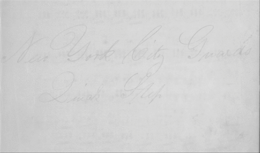 The New York City Guard's Quick Step Piano Solo scores gallery preview page 1
