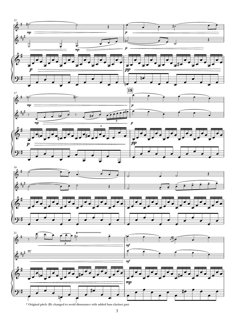 The Swan (Le Cygne) Small Ensemble scores gallery preview page 3