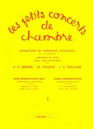 Book cover for Les petits concerts de chambre - Volume 1