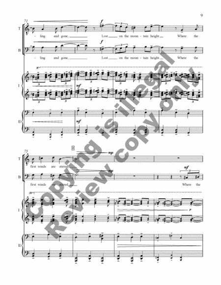 American Triptych: II. Veni Creator (Piano/Choral Score) image number null