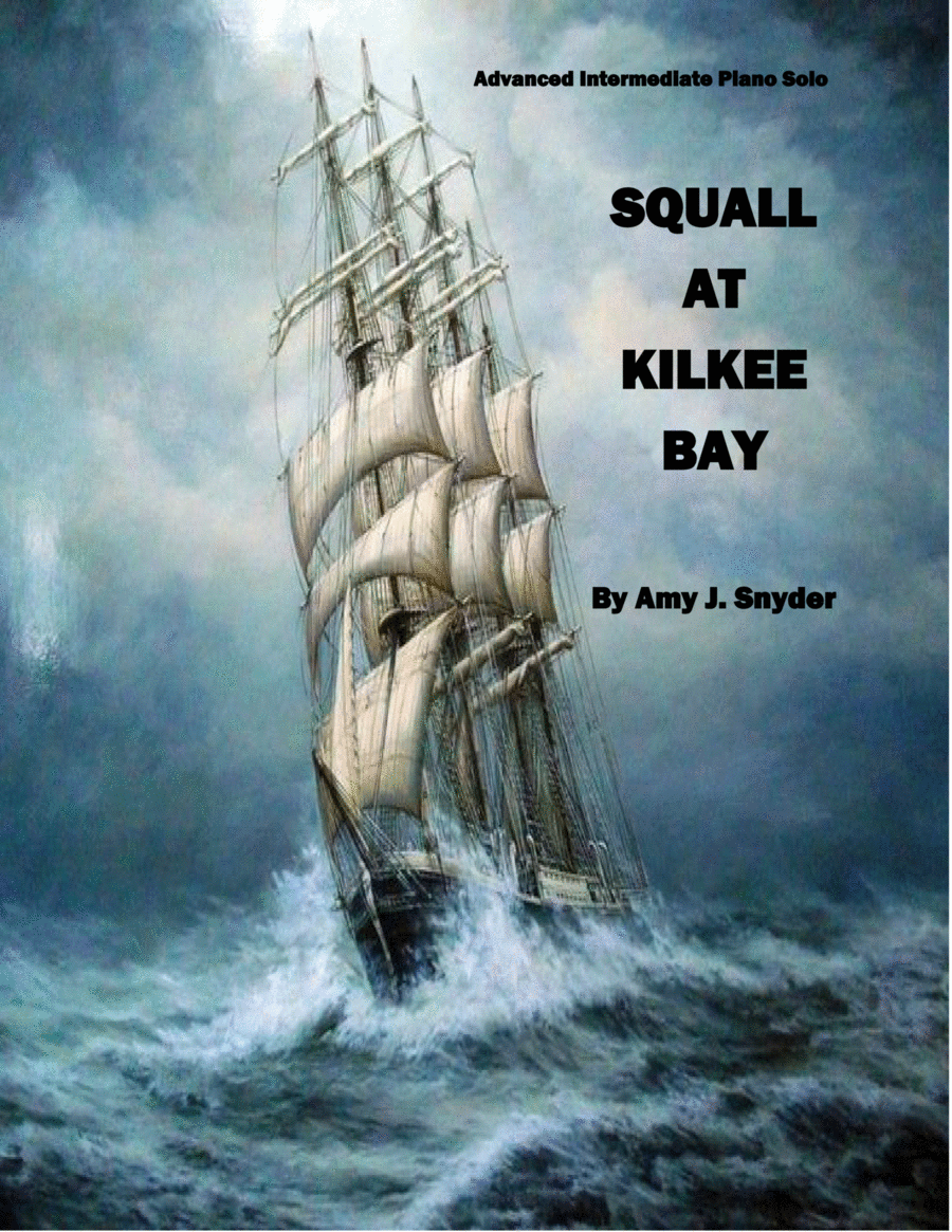 Squall at Kilkee Bay, piano solo image number null