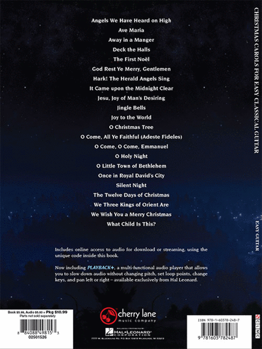 Christmas Carols for Easy Classical Guitar Acoustic Guitar scores gallery preview page 6