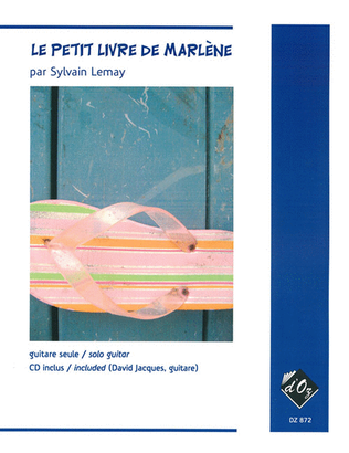 Book cover for Le petit livre de Marlène (CD incl.)