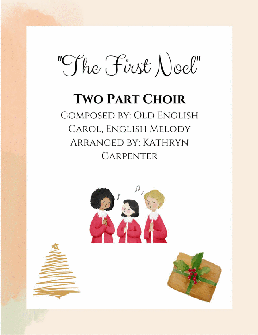 The First Noel (Two Part Choir) SA scores gallery preview page 1