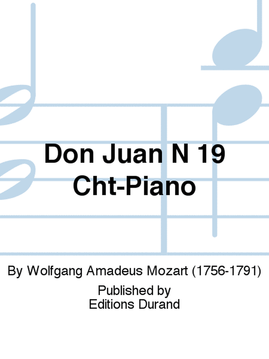 Don Juan N 19 Cht-Piano