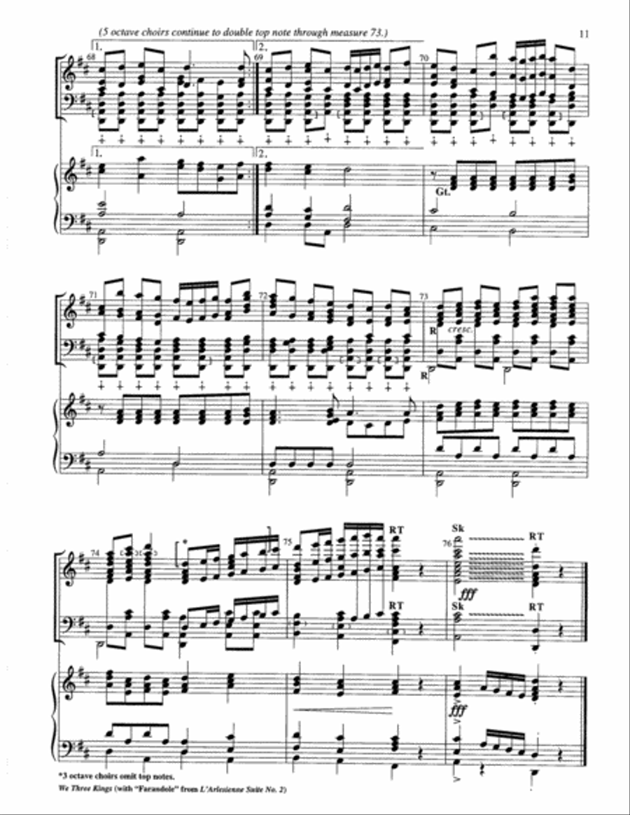 We Three Kings Orchestra scores gallery preview page 20