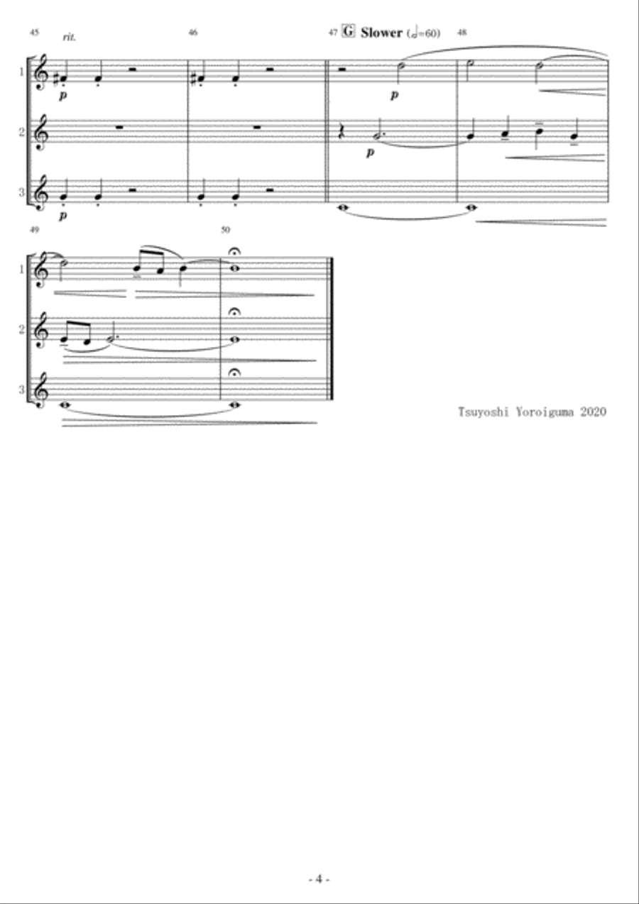 I Saw Mommy Kissing Santa Claus Woodwind Trio scores gallery preview page 4