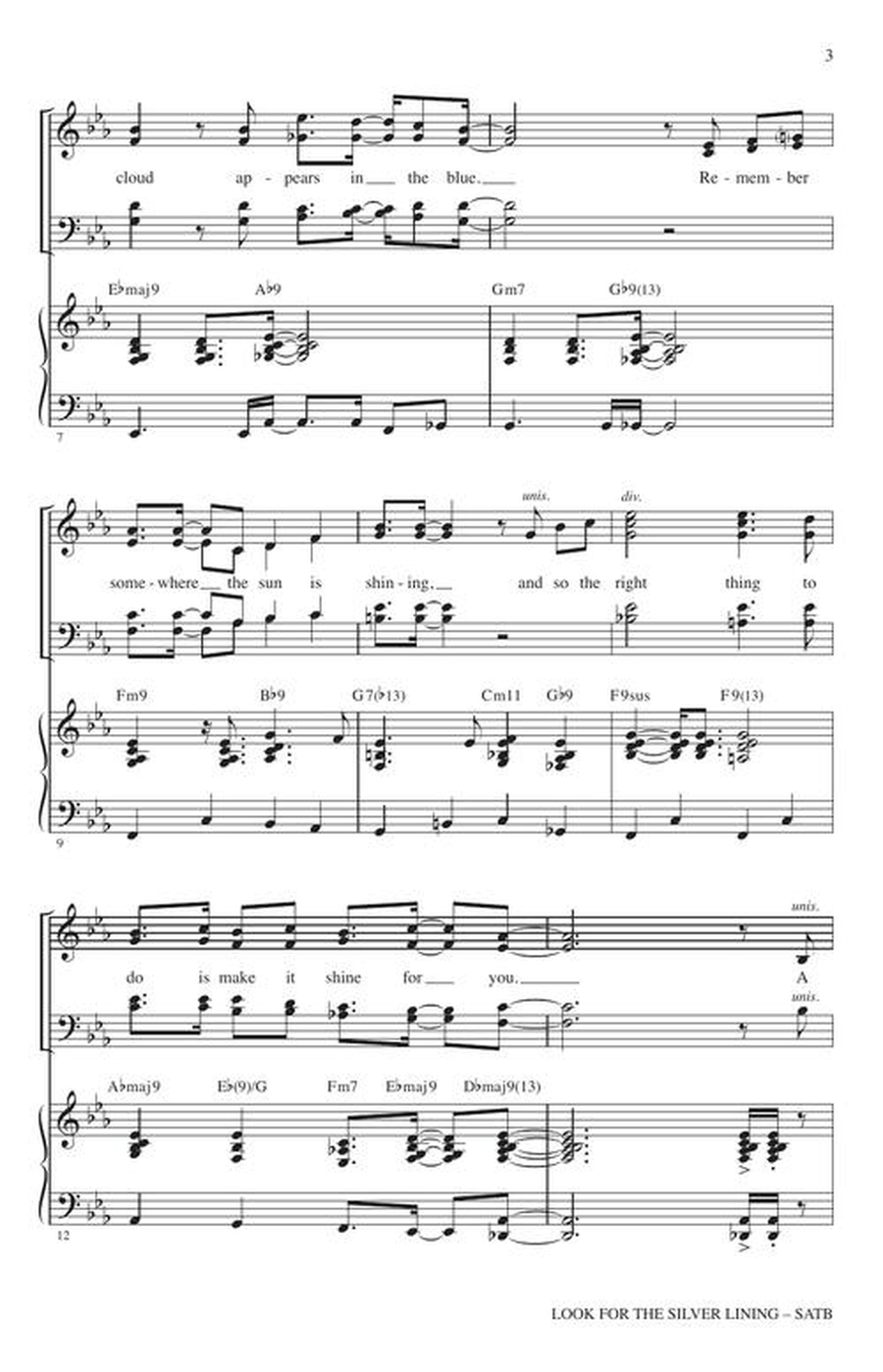 Look for the Silver Lining 4-Part scores gallery preview page 4
