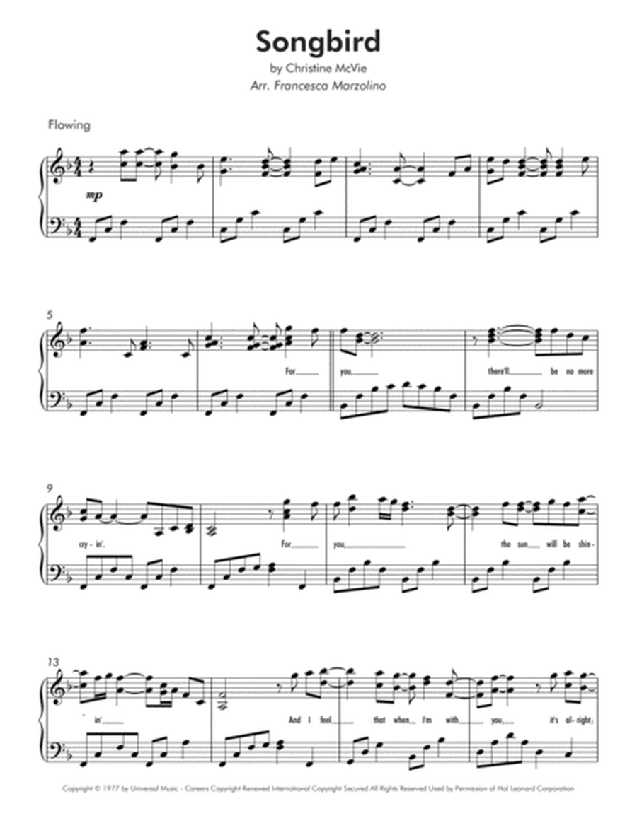 Songbird (Intermediate Piano) image number null